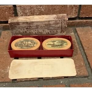 Vintage Avon 1876 Winterscapes 2 Special Occasion‎ Fragrance Bar Soaps